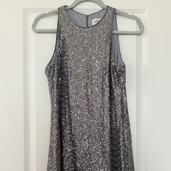 Eliza J Sequin A Line Dress - Picture 1 of 2